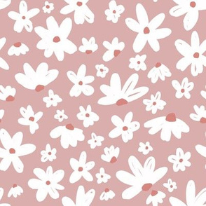 Daisies-Dusty Rose