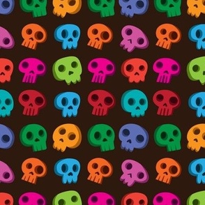 Rainbow Skulls