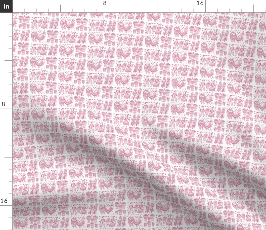 Pink butterprint