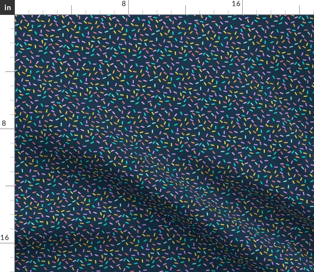 (small scale) sprinkles - OG on blue - C21