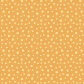 Yellow dots on a gold background