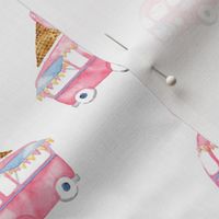 Retro ice cream truck | Pink Van|Renee Davis