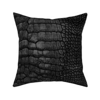 Black Dragon Crocodile Aligator Reptile Scales