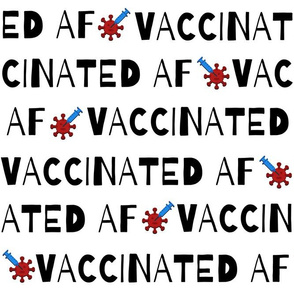 Vaccinated AF - large on white