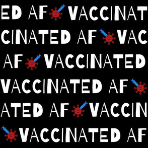 Vaccinated AF - large on black