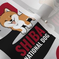 Shiba Inu Japan Flag Medium