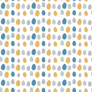 easter eggs blue // midi