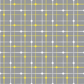 Squares on grey, L, 18"