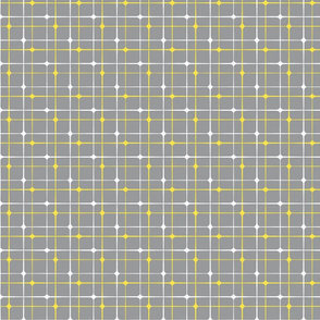 Squares on grey, M, 10.5"