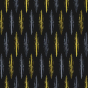 Illuminating Grey Feather Pattern_DARK GREY