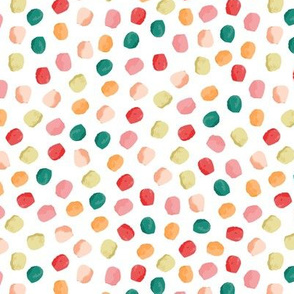 colorful grunge watercolor dots