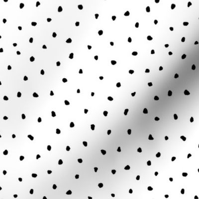 small grunge black and white dots