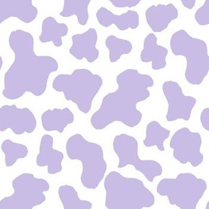 Cow print fabric - y2k trendy gen z fabric -Purple