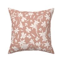 Wild Orchids - large - earth pink