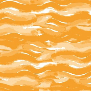 orange watercolor  wave