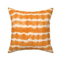 orange shibori srtipes tie dye