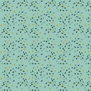 Mini Polka dot spots Blue