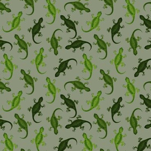 small 8340 watercolor lizards
