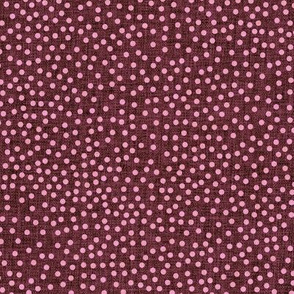 Lucy Dots Burgandy