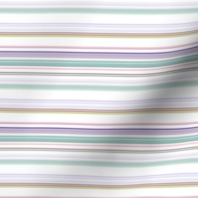 coneflower bayadere | multicolored horizontal stripe|Renee Davis