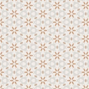 small boho floral taupe