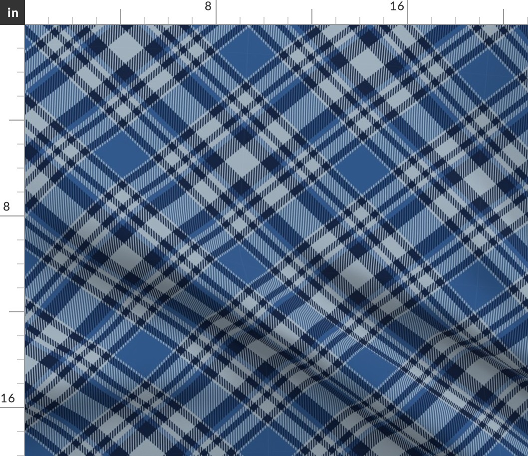 Plaid Blue Dark Blue Blue Plaid Check Pattern, Plaid Tartan Scottish Kilt