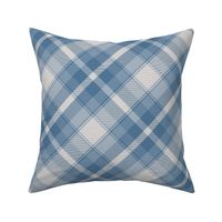 Plaid Carolina Blue Light Blue Tan Tartan  Plaid Check Pattern Light Grey