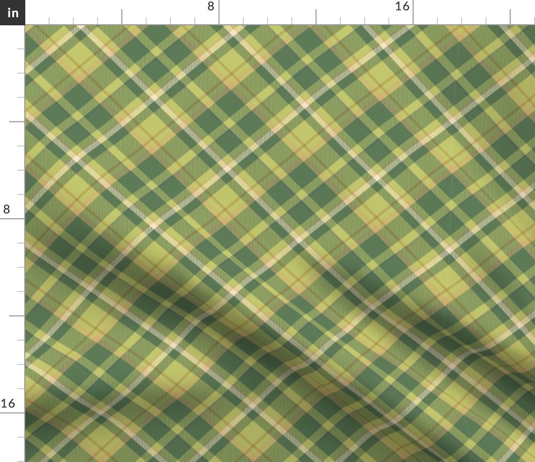 Saint Patricks Day Plaid Green Lime Green Dark Green Tartan  Plaid Check Pattern, Green Tartan Scottish Kilt