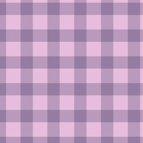 Lavender and Mauve Large Gingham Paducaru