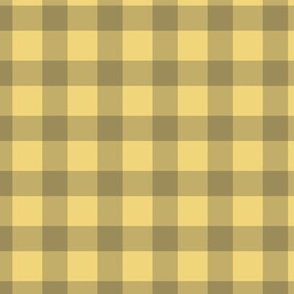 Olive and Gold Large Gingham Paducaru