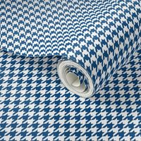 Half Inch Classic Blue and White Houndstooth