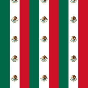 Flag of Mexico, 6 inch by 4 inch