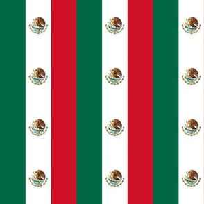 Flag of Mexico, 3 inch by 2 inch