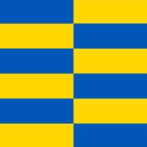 Flag of Ukraine, 2 inch by 3 inch, Half-Drop Repeat