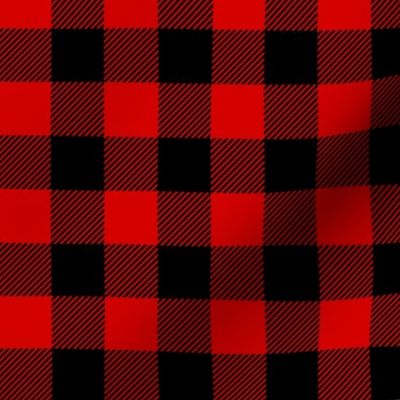 Plaid Red  Black Tartan  Buffalo Plaid Check Pattern, Black and Red Tartan Red Kilt