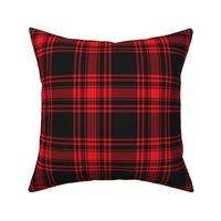 Plaid Red  Black Tartan  Buffalo Plaid Check Pattern, Black and Red Tartan Red Kilt