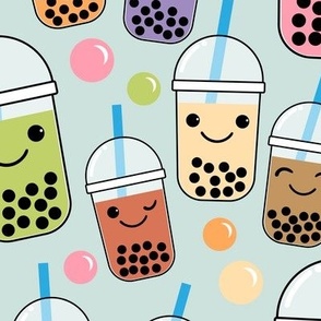 Bubble Tea - Pale Blue - LARGE