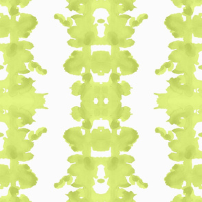 Wild Lime double inkblot