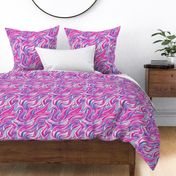 Magenta Fantasy Swirl Pattern