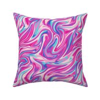 Magenta Fantasy Swirl Pattern