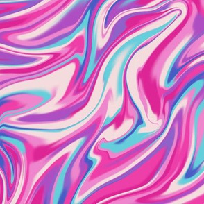 Magenta Fantasy Swirl Pattern