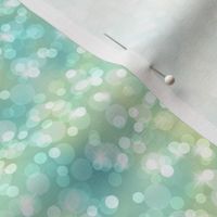 Small Sparkly Bokeh Pattern - Tropical Lagoon Color Palette