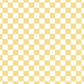 Checker Pattern - Mellow Yellow and White