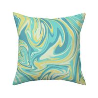 Large Tropical Lagoon Swirl Pattern