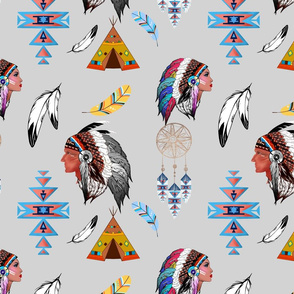 Tribal,bohemian,Aztec,native American pattern