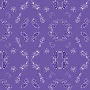 Paisley Purple - Large print