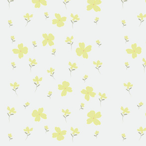 Yellow floral print 