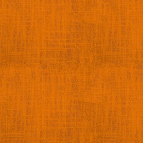 Carrot Orange Linen Textured Solid