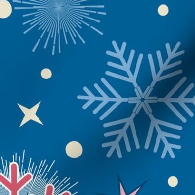 Frozen Magic- Snowflakes- Large Scale