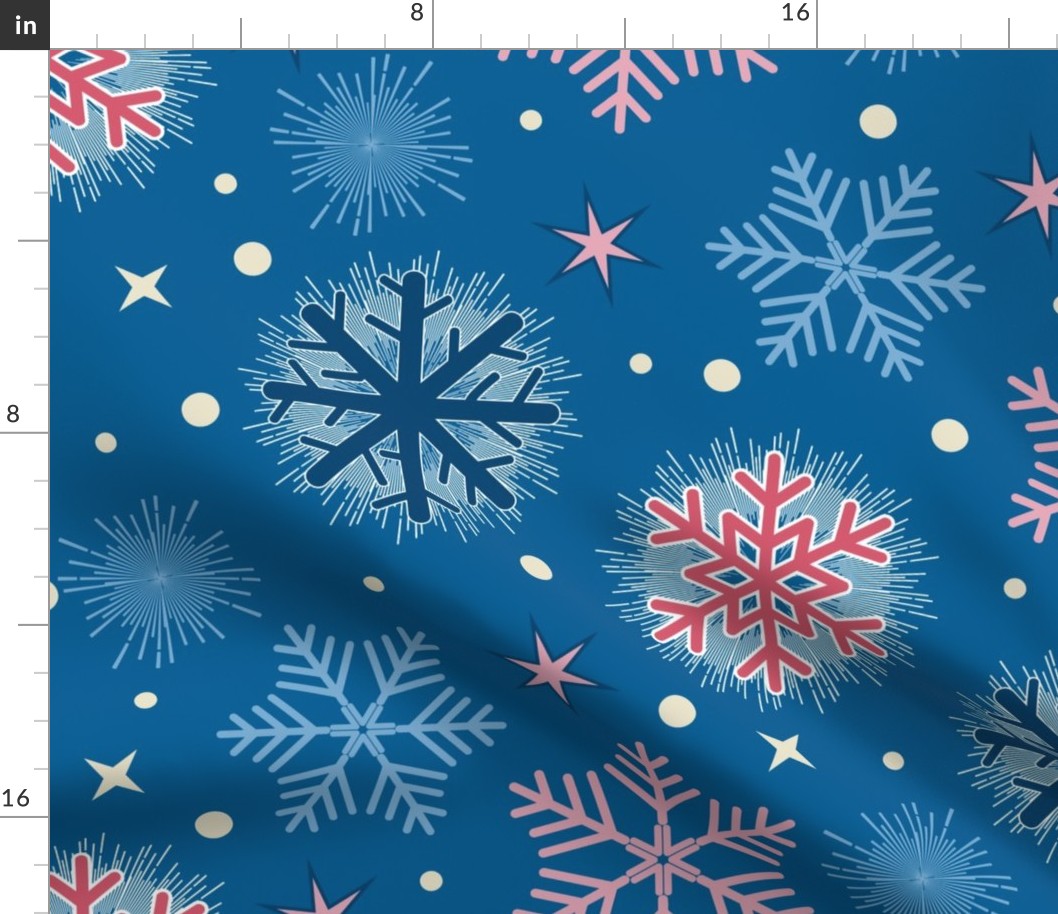 Frozen Magic- Snowflakes- Large Scale